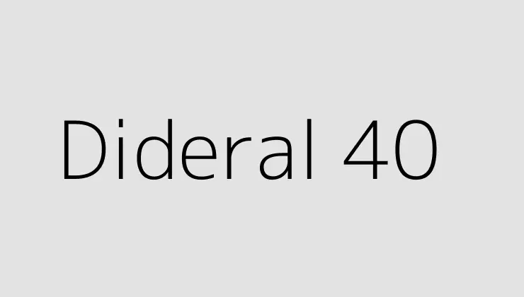 Dideral 40.