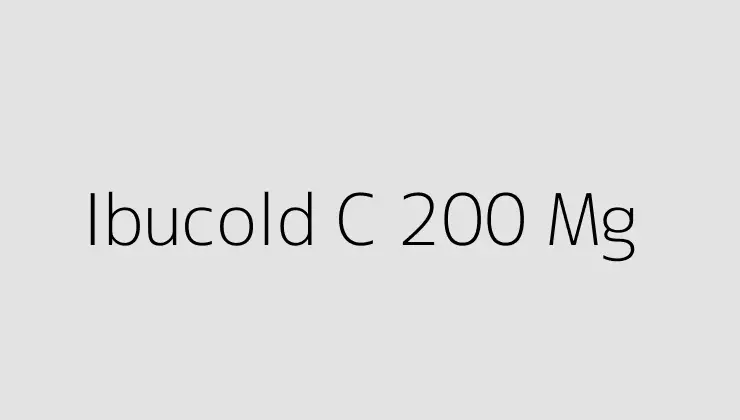 Ibucold C 200 Mg.