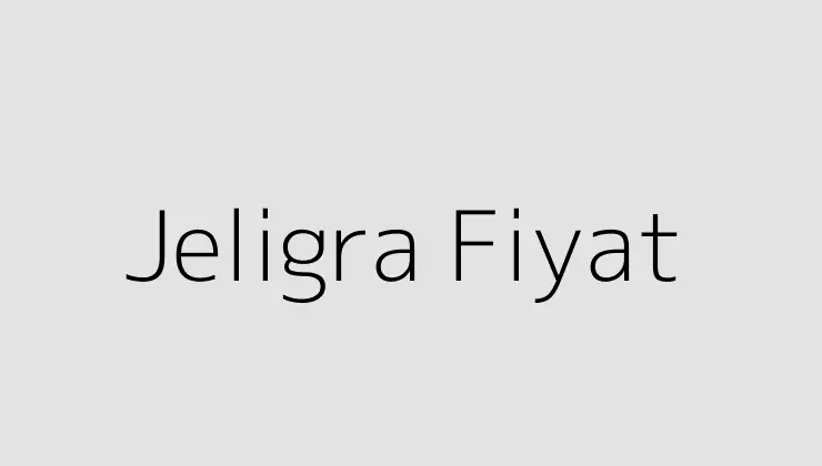 Jeligra Fiyat.