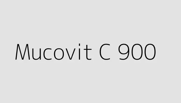 Mucovit C 900.