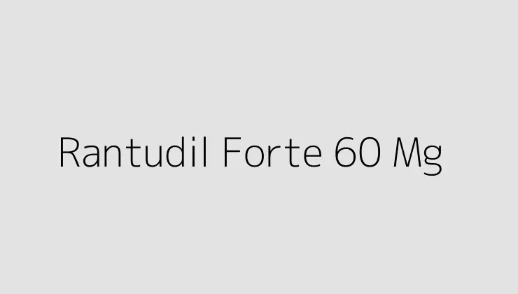 Rantudil Forte 60 Mg.