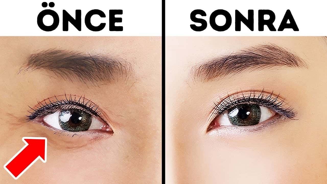 Gözlerinizin daha genç görünmesi için 1 dakikalık Japon tekniği